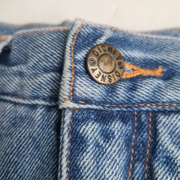 The Disney Store Vintage Peace Love and Micky Mouse Jean Skirt - Picture 4 of 7